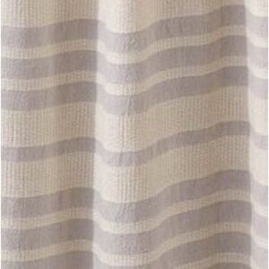 Organic Cotton Loom Weave Spa Bath Towel Gray + Natural Stripe